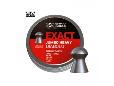 JSB DIABOLO  EXACT JUMBO HEAVY PAR 500 CAL.5,5mm