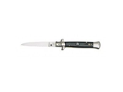 Couteau automatique Italien STILETTO corne noire - 12 cm