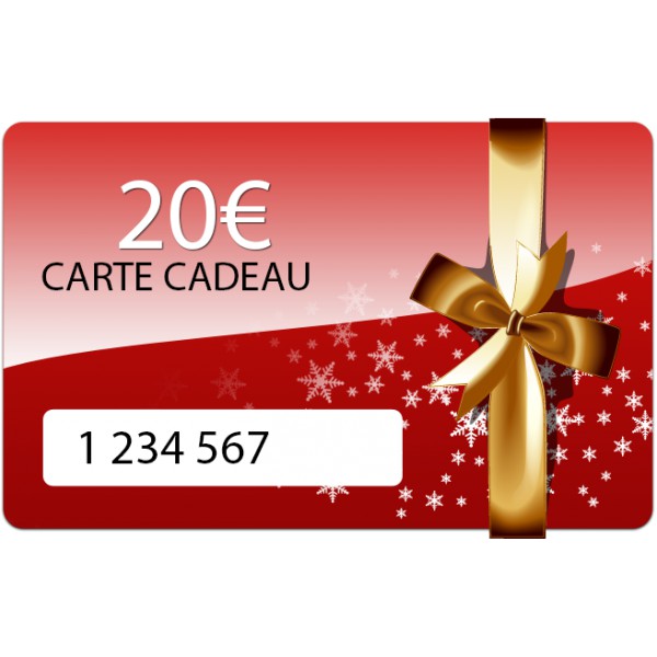 Carte cadeau de 20 euros - Armurerie Pascal Paris
