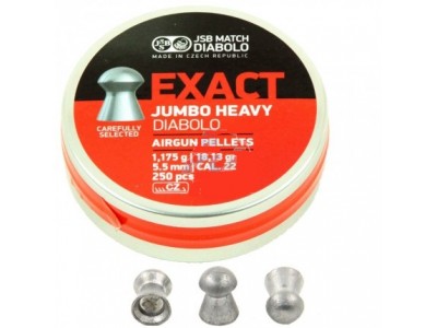 JSB DIABOLO  EXACT JUMBO HEAVY PAR 250 CAL.5,5mm