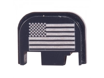 Plaque de protection culasse / Slide plate Glock - Drapeau US