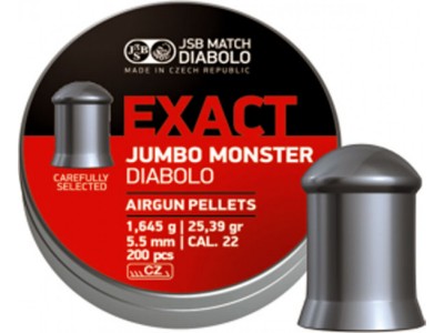 BOITE DE 200 PLOMBS JSB DIABOLO JUMBO EXACT 5,5MM MONSTER 