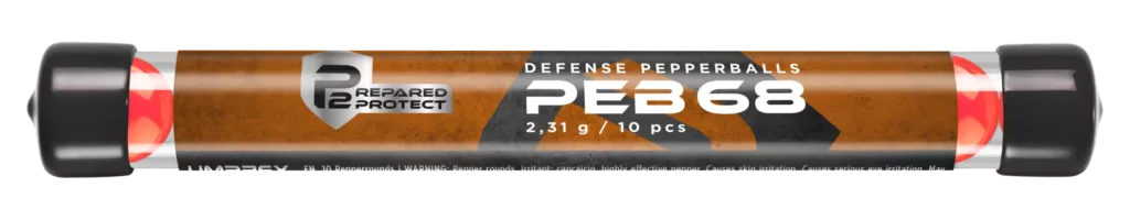 10 BILLES POIVRE PEB68 POUR T4E CAL.68