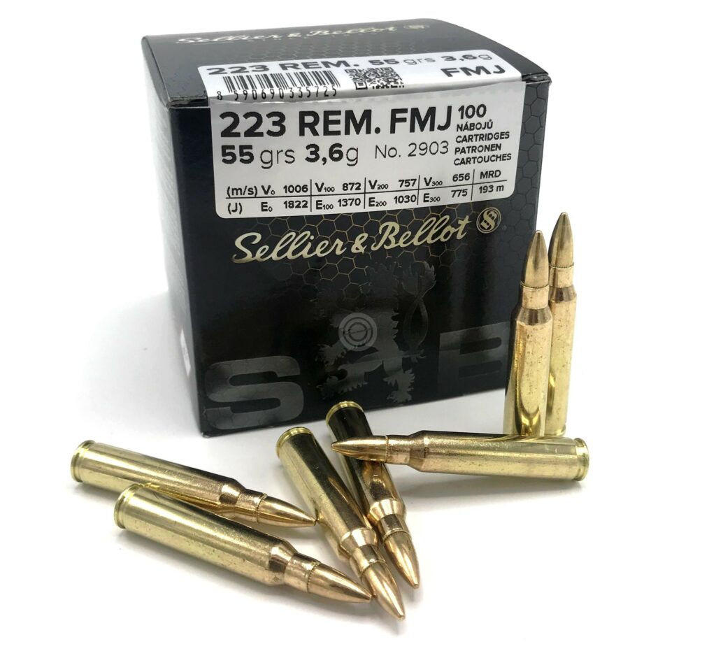 223 REM FMJ SELLIER & BELLOT (boîte de 100)
