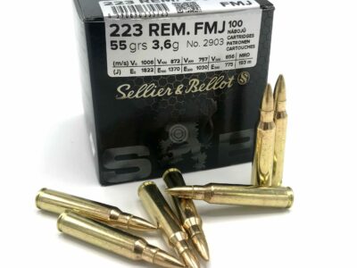 223 REM FMJ SELLIER & BELLOT (boîte de 100)