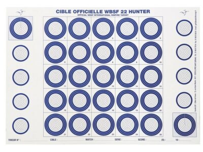 PAQUET DE 100 CIBLES 22 HUNTER