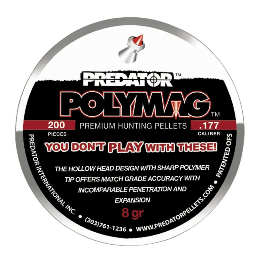 PLOMBS 4.5mm PREDATOR POLYMAG POINTE POLYMERE