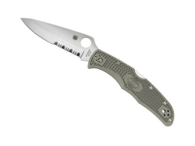 SPYDERCO ENDURA 4 DEMI SERRATION "FOLIAGE GREEN"
