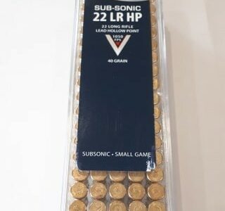 22LR CCI SUBSONIC HP  (boîte de 100)