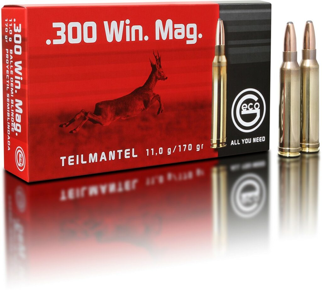 300 WIN MAG GECO TEILMANTEL (boîte de 20)