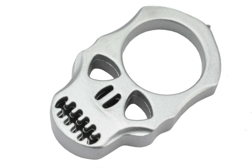 MINI POING AMÉRICAIN SKULL ALU SILVER