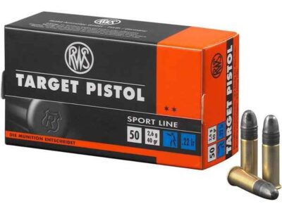 22LR RWS TARGET PISTOL (boîte de 50)