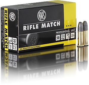 22LR RWS RIFLE MATCH (boîte de 50)