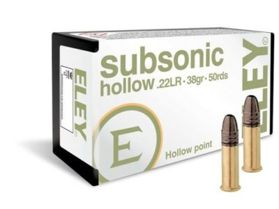 22LR ELEY SUBSONIC 38gr (boîte de 50)