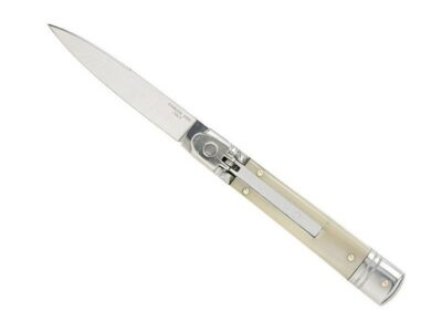 COUTEAU AUTOMATIQUE RÉTRO MANCHE CORNE BLONDE - 4820