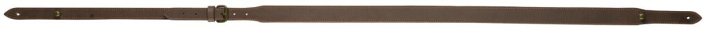 BRETELLE PLATE CUIR PISTEUR ATTACHES BOUTON
