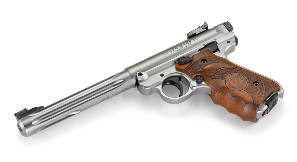 RUGER MARK IV HUNTER FLÛTÉ 22LR POIGNÉE TARGET