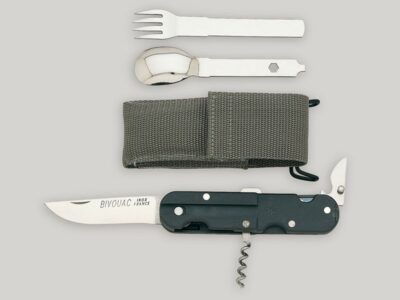 COUTEAU DE CAMPING BIVOUAC COUVERT 5 PIECES