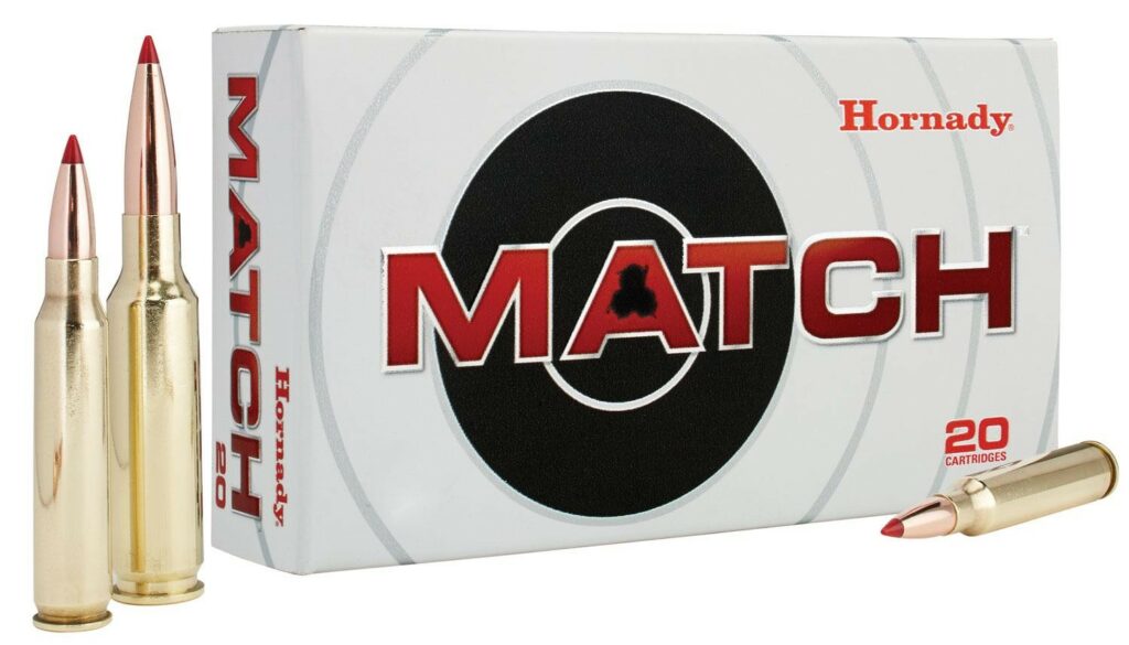 HORNADY ELD MATCH .308 win 10.9g / 168 gr (boîte de 20)