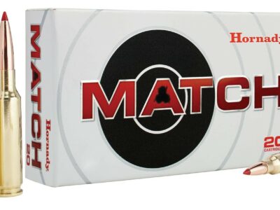 HORNADY ELD MATCH .308 win 10.9g / 168 gr (boîte de 20)