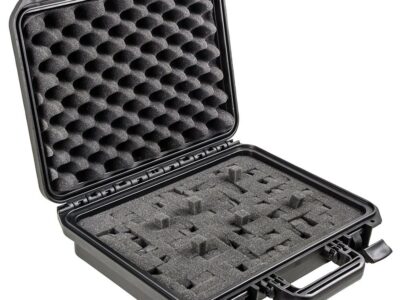 MALLETTE PISTOLET NOIR 36X29X9