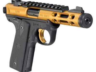 RUGER MARK IV 22/45 LITE "OR CANON NOIR" 22lr