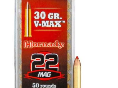 22WMR HORNADY 30gr V-MAX (boîte de 50)