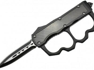 MAX KNIVES MANCHE POING AMÉRICAIN DT COUTEAU AUTOMATIQUE