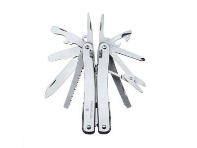VICTORINOX SWISTOOL SPIRIT X + ÉTUI CUIR MARRON