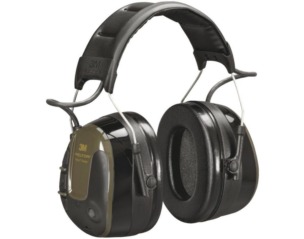 PELTOR PROTAC SHOOTER NOIR/KAKI CASQUE ANTI BRUIT