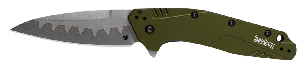 KERSHAW DIVIDEND OLIVE LAME ASSEMBLÉE
