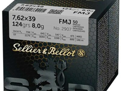 7,62x39 FMJ Sellier et Bellot (Boîte de 50)
