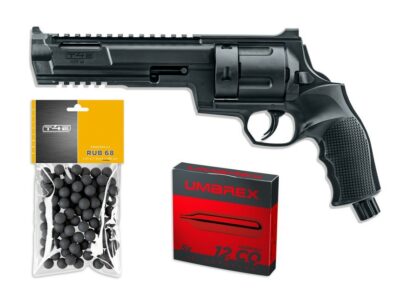 PACK UMAREX T4E TR68 / HDR68 CAL.68 + 5 CO2 + 100 BILLES