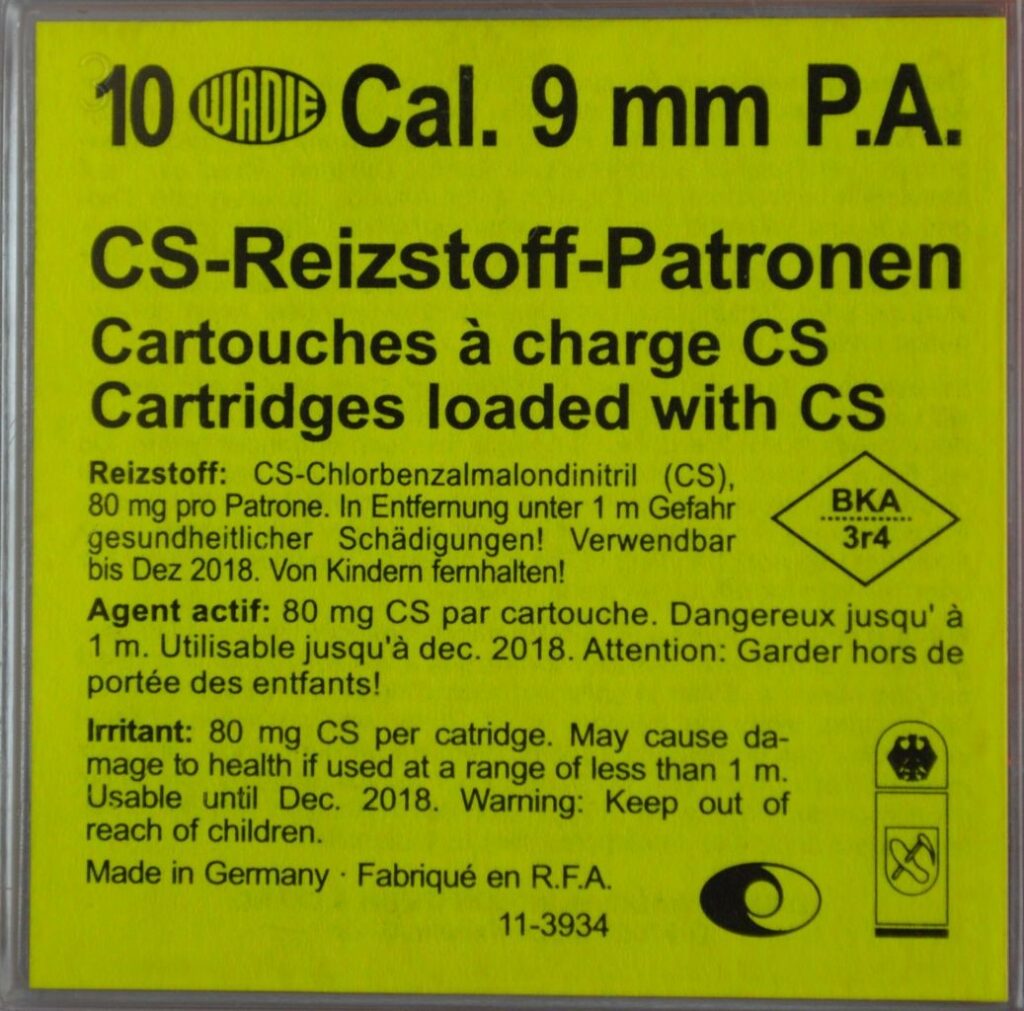 9mm À BLANC PA WADIE GAZ CS