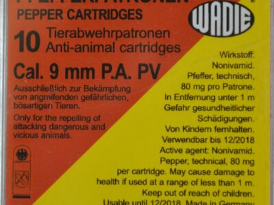 9mm À BLANC PA WADIE GAZ POIVRE