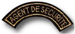 Ecusson agent de sécurité - 053120009