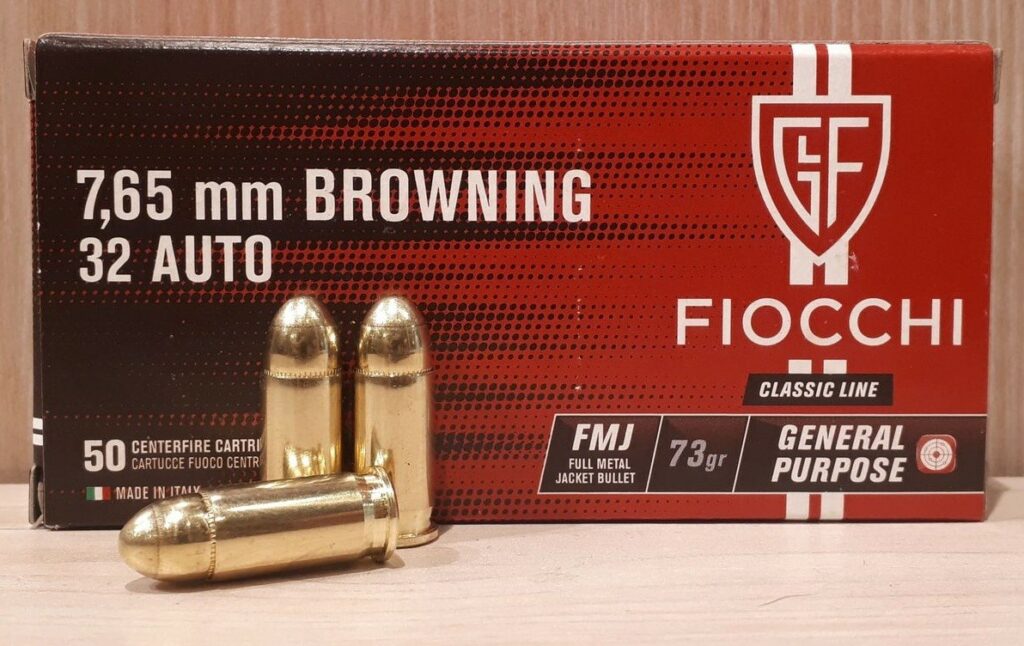7,65 / 32 ACP FMJ FIOCCHI (boîte de 50)