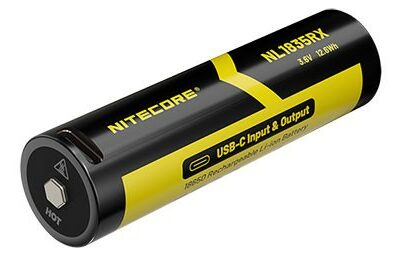 BATTERIE / ACCU RECHARGEABLE 18650 3500mAh PAR USB C