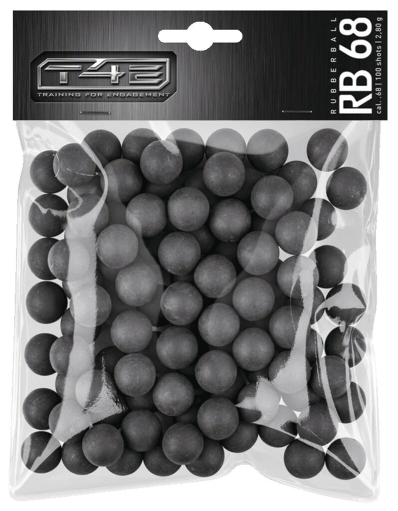 BILLES CAOUTCHOUC T4E RUB 68 CAL.68 SACHET DE 100
