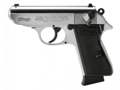 WALTHER PPK/S CAL 22LR NICKEL 10CPS