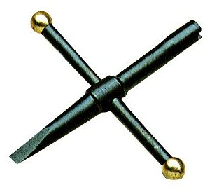 CLE CRUCIFORME 5MM AVEC TOURNEVIS SPÉCIAL REVOLVER
