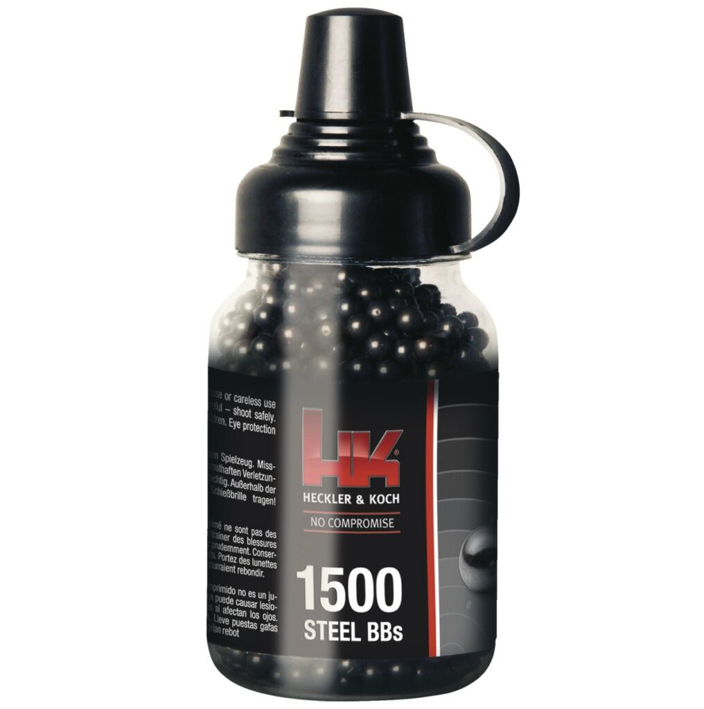 BILLES HK BB 4.5MM NOIRES 0.35G BOUTEILLE DE 1500