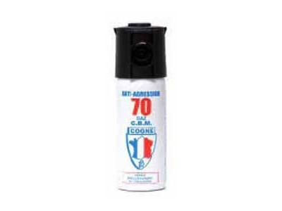 AEROSOL DE DEFENSE A GAZ CS 50ml