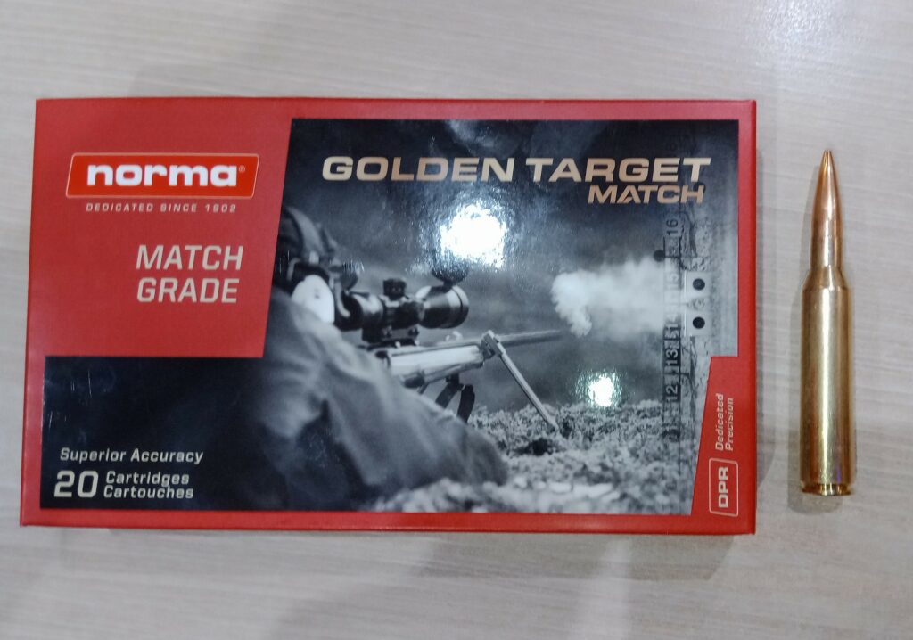 NORMA .338 LAPUA MAG GOLDEN TARGET 16.2g/250GR