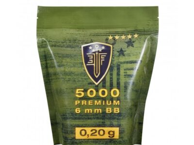 BILLES BBS 6MM ELITE FORCE BLANCHE 0.20G SACHET X5000