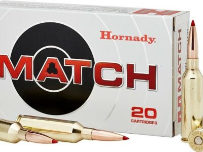 HORNADY 6.5 PRC 147GR MATCH (BOITE DE 20)