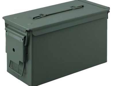 CAISSE A MUNITIONS METAL CAL .50 OLIVE
