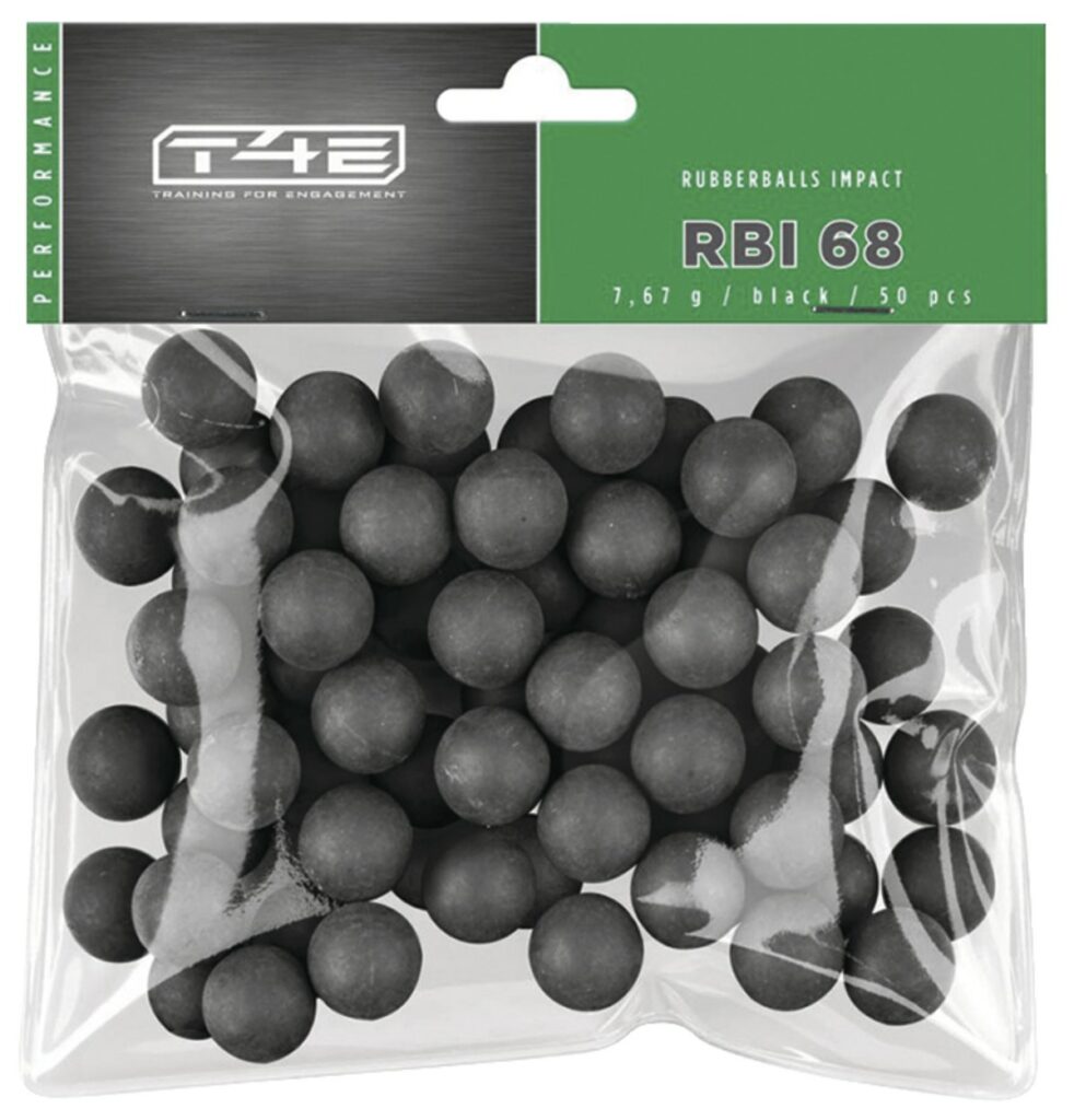 UMAREX T4E BILLES CAOUTCHOUC RBI68 CAL.68 SACHET DE 50