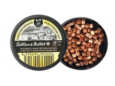 BOITE 100 AMORCES POUDRE NOIRE S&B 4.0