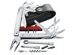 VICTORINOX SWISSTOOL X PLUS RATCHET + ETUI CUIR